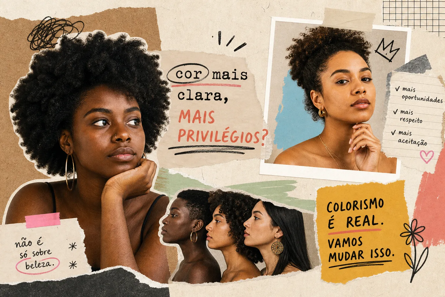 Pele clara dá privilégio? Entenda o colorismo no Brasil